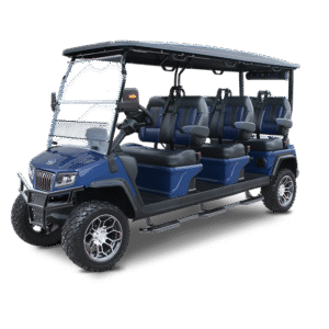 Mediterranean Blue Evolution D5 Maverick 6 - For Sale at Bennett's Golf Carts
